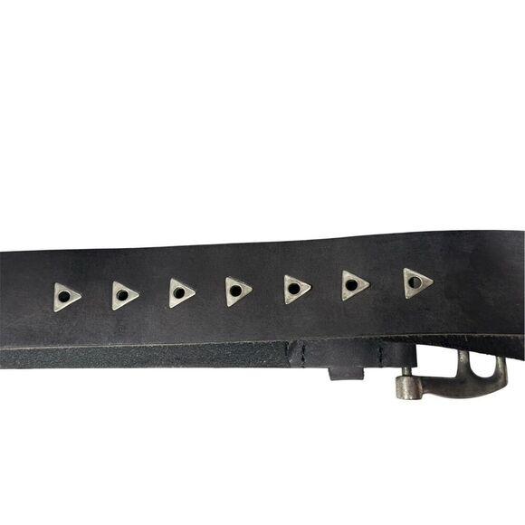 We the Free Leather belt with Chucky silver buckle, 39” long - Picture 3 of 5